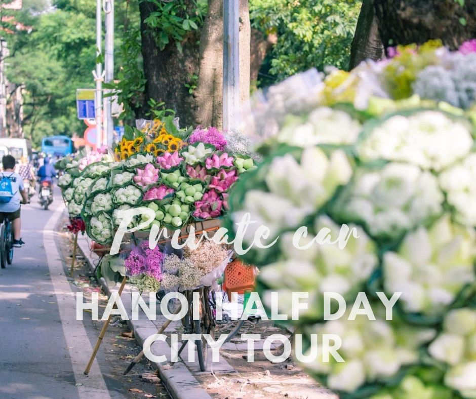 Hanoi half day city tour by private taxi