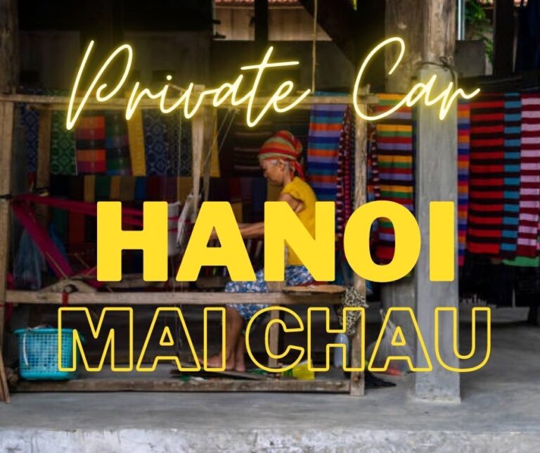 Hanoi private transfer to Mai Chau