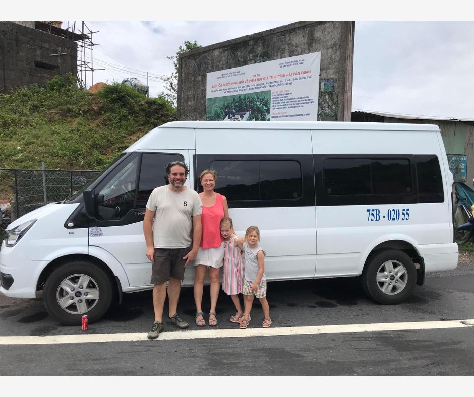 Private transfer Da Nang to Hue by van