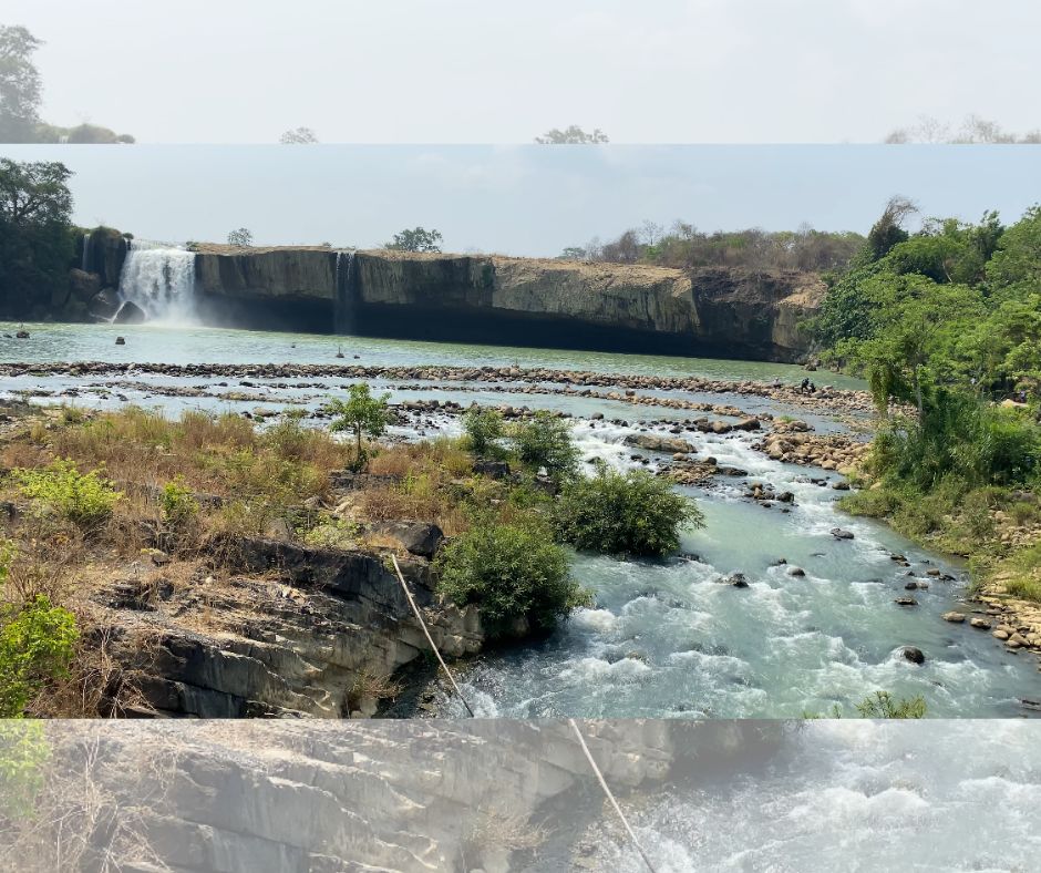 Buon Ma Thuot to Dray Nur waterfall by taxi